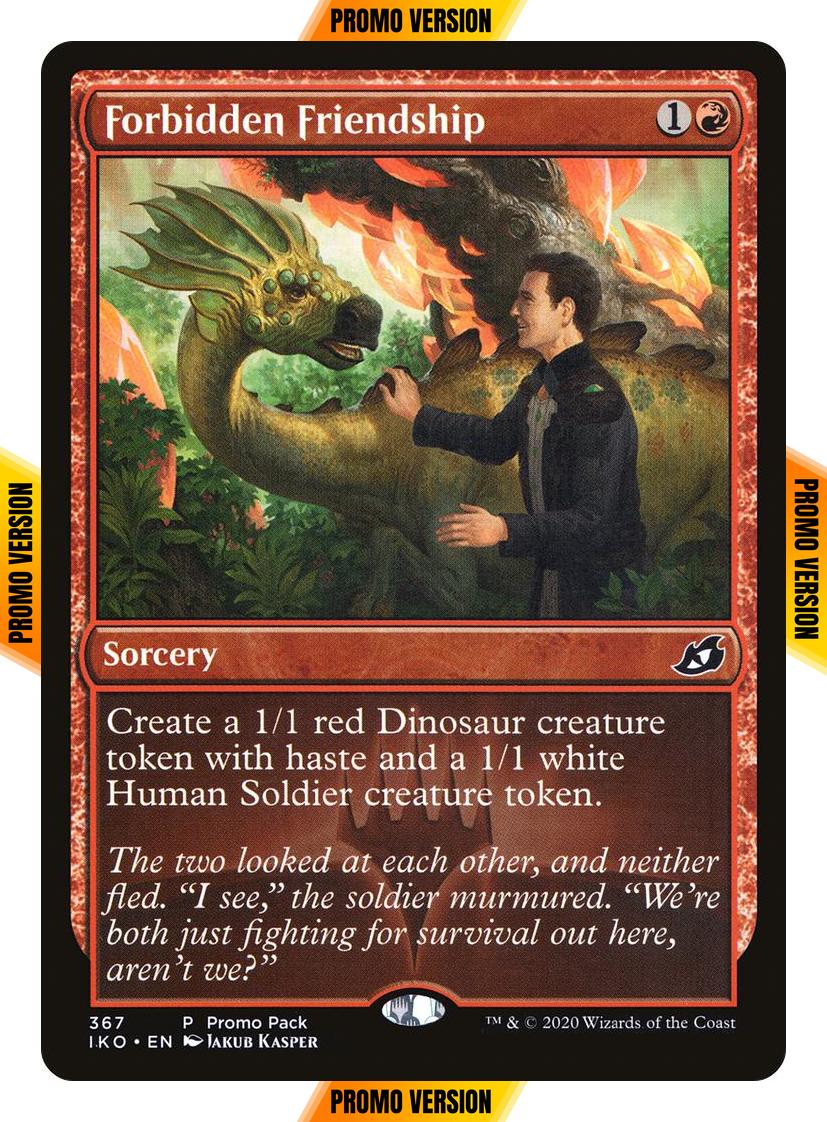 Forbidden Friendship [367] [Dark Frame Promo Pack] [Ikoria: Lair of Behemoths] [Non-Foil]