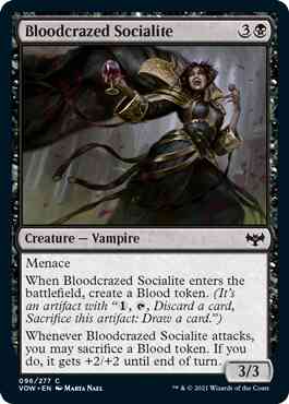 Bloodcrazed Socialite [96] [Innistrad: Crimson Vow] [Non-Foil]