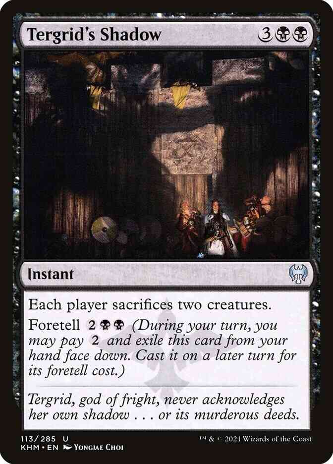 Tergrid's Shadow [113] [Kaldheim] [Non-Foil]