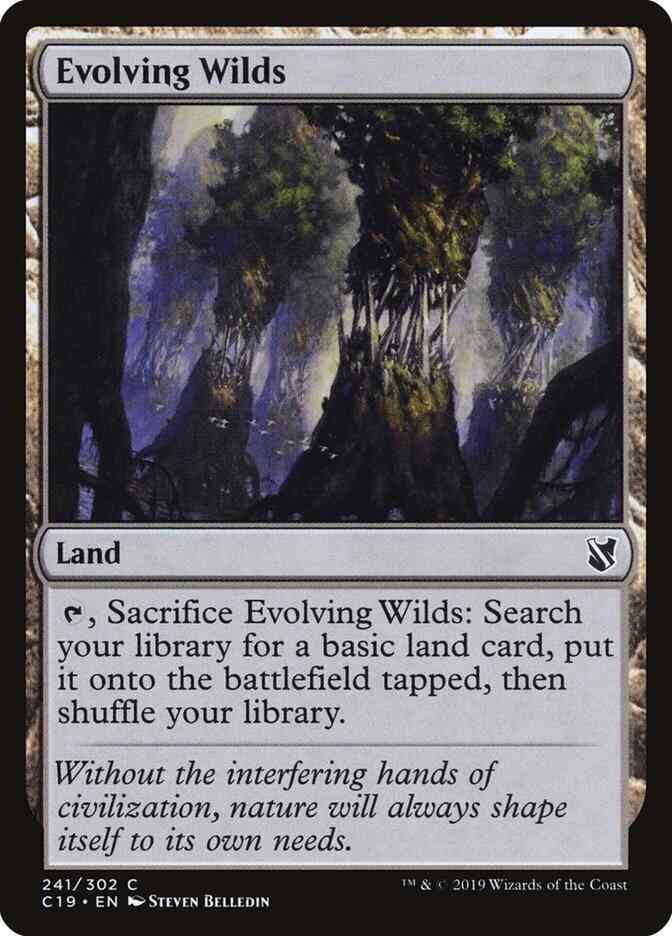 Evolving Wilds [241] [Commander 2019] [Non-Foil]