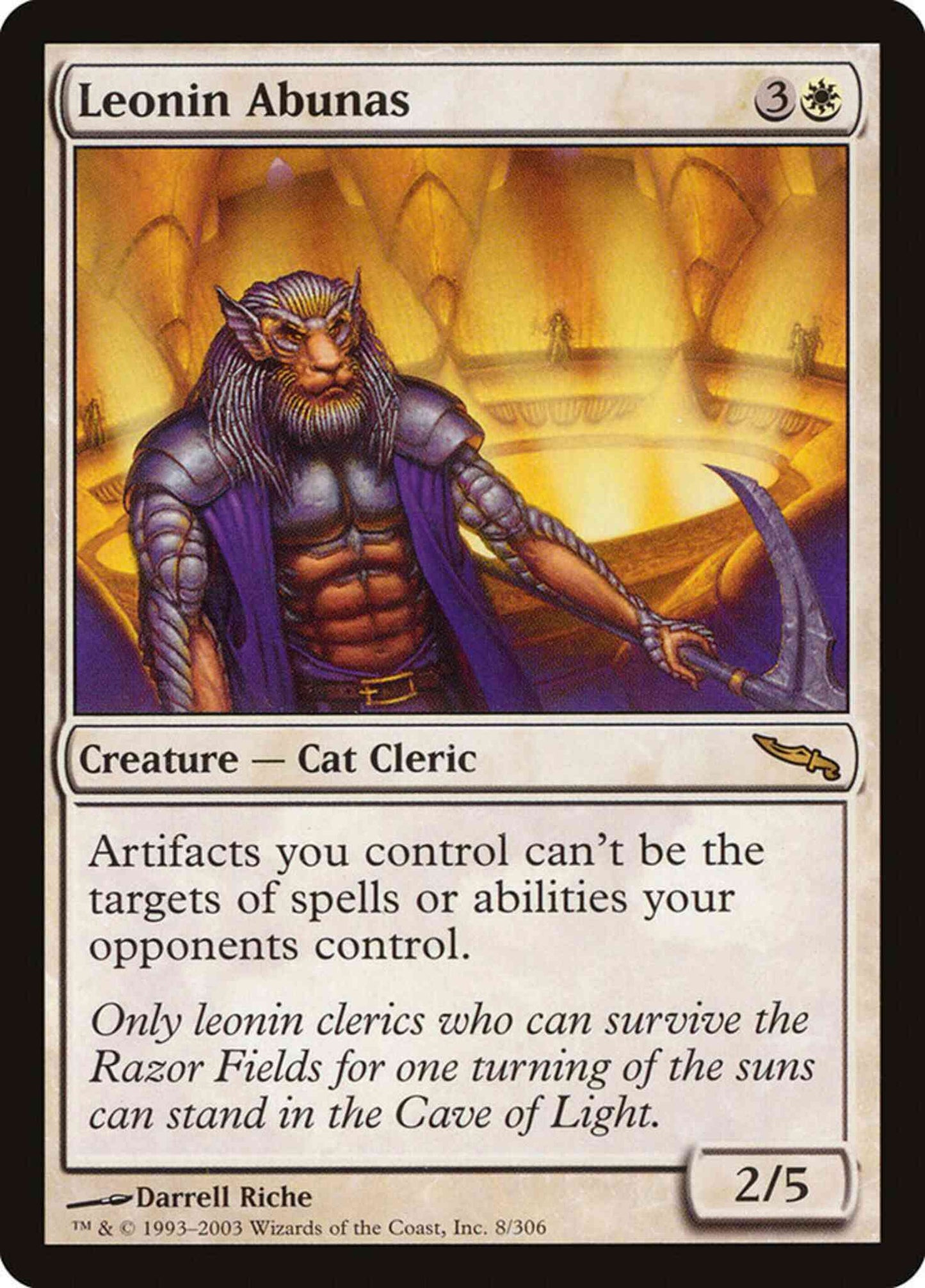 Leonin Abunas [8] [Mirrodin] [Non-Foil]