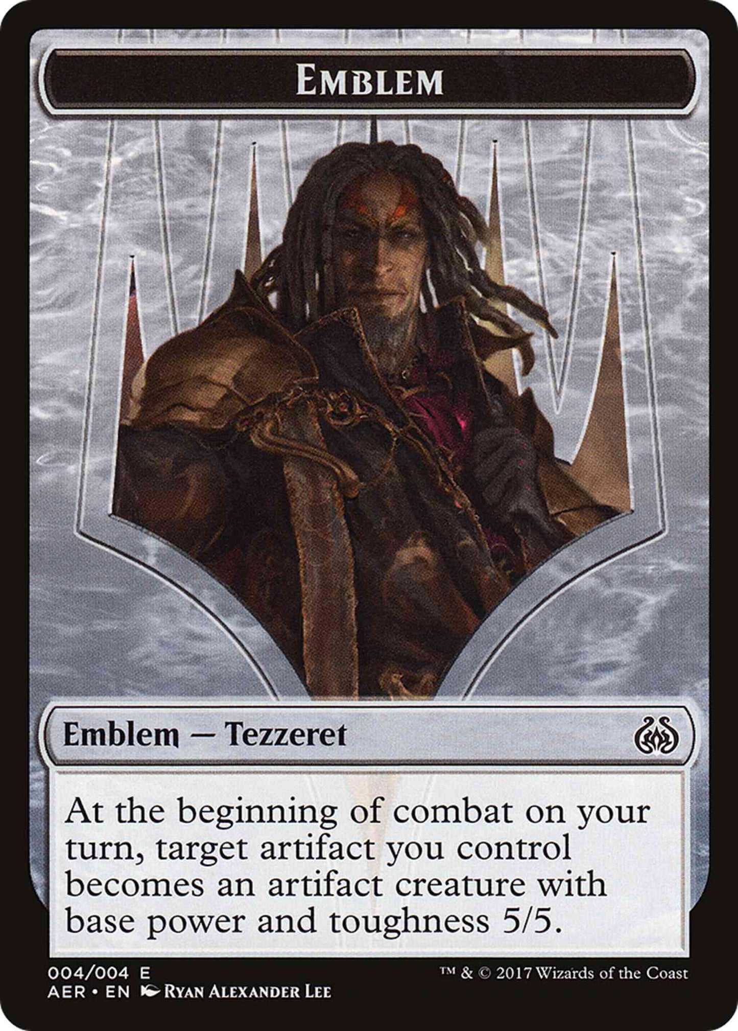 Tezzeret the Schemer Emblem [04] [Aether Revolt Tokens] [Non-Foil]