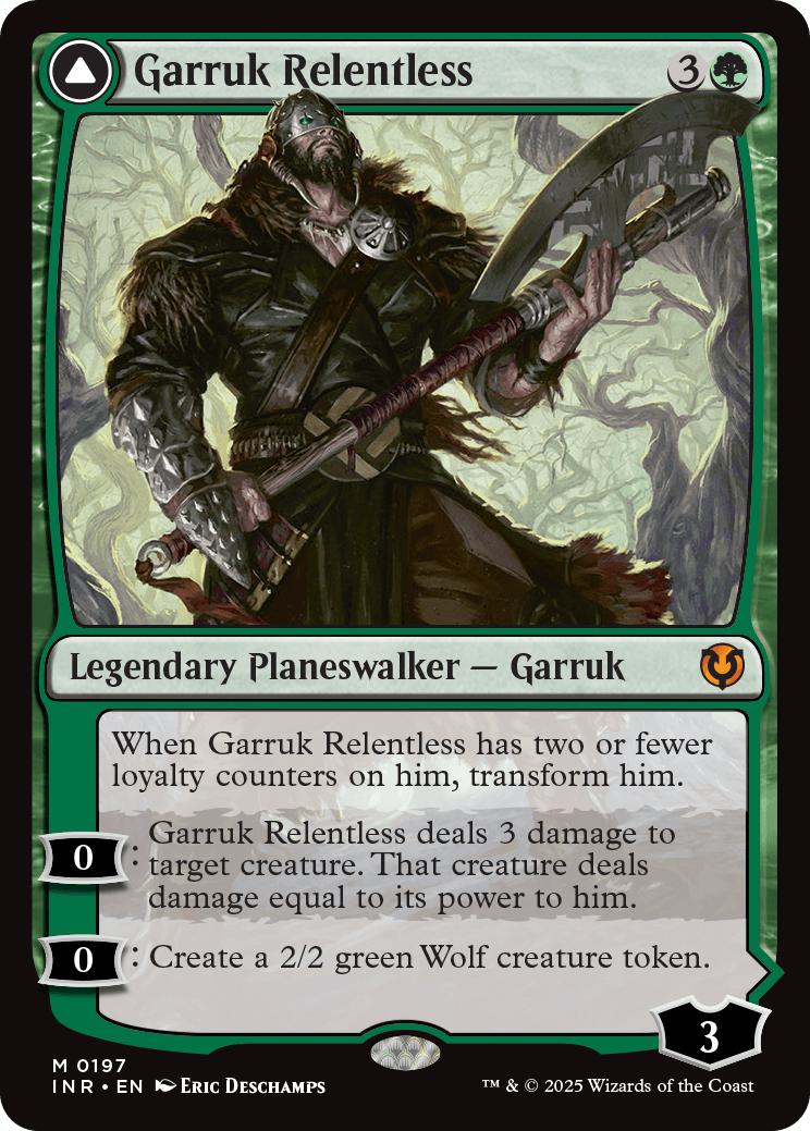 Garruk Relentless // Garruk, the Veil-Cursed [197] [Innistrad Remastered] [Non-Foil]