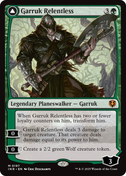 Garruk Relentless // Garruk, the Veil-Cursed [197] [Innistrad Remastered] [Non-Foil]
