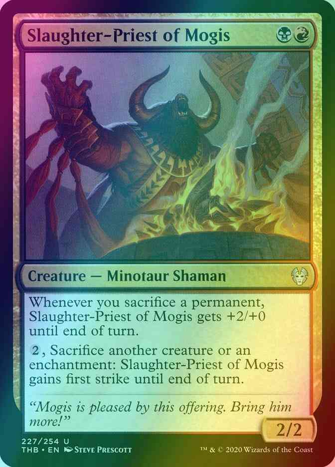 Slaughter-Priest of Mogis [227] [Theros Beyond Death] [Foil]