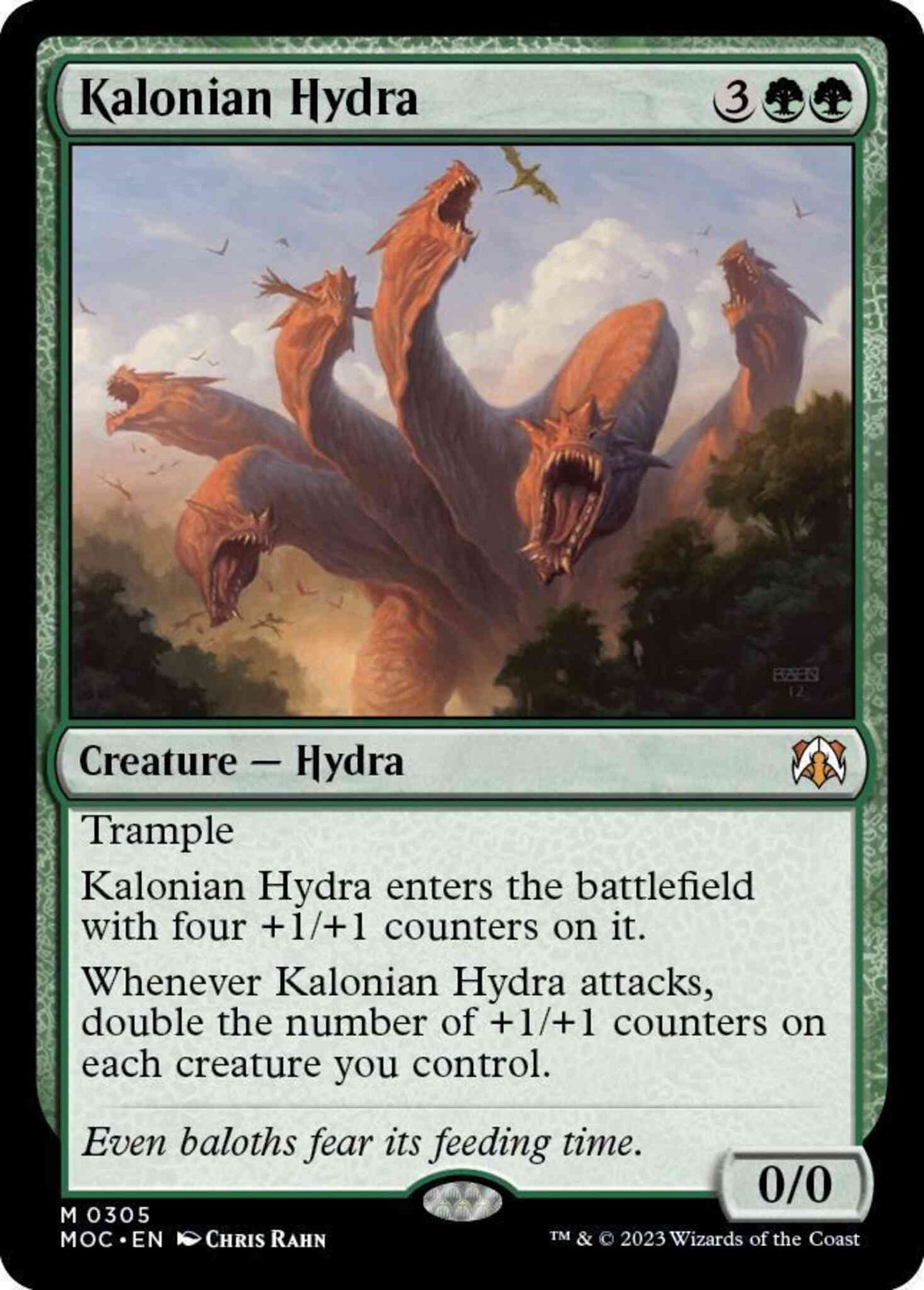 Kalonian Hydra [305] [March of the Machine: Commander] [Non-Foil]