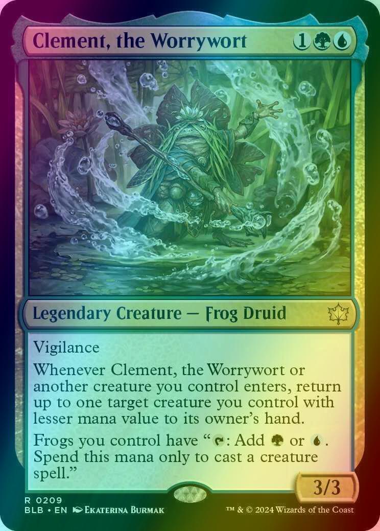 Clement, the Worrywort [209] [Bloomburrow] [Foil]