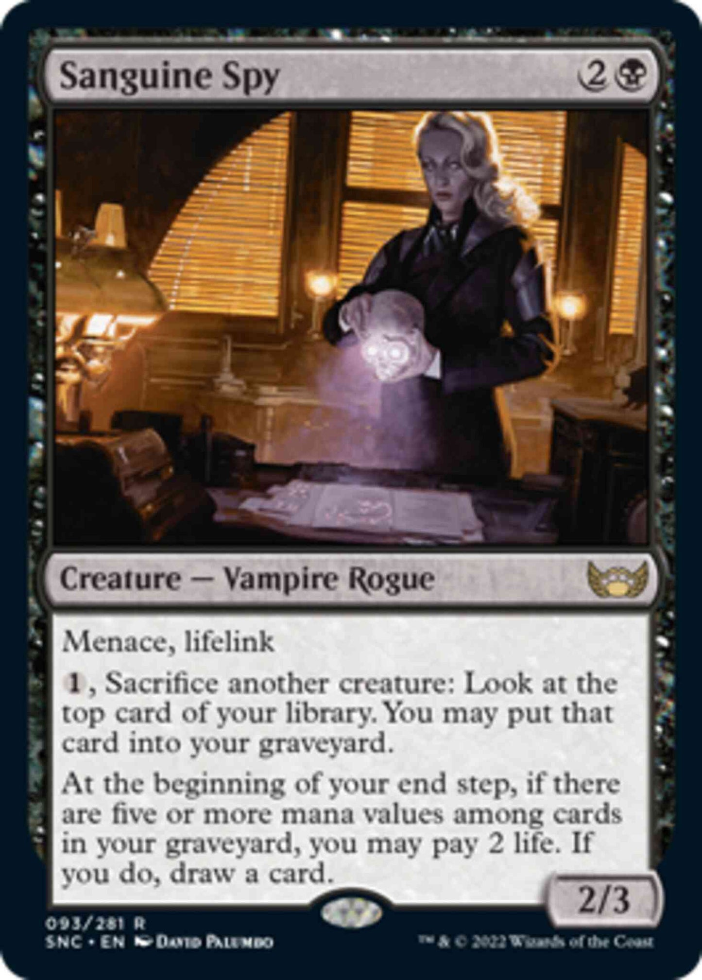 Sanguine Spy [93] [Streets of New Capenna] [Non-Foil]