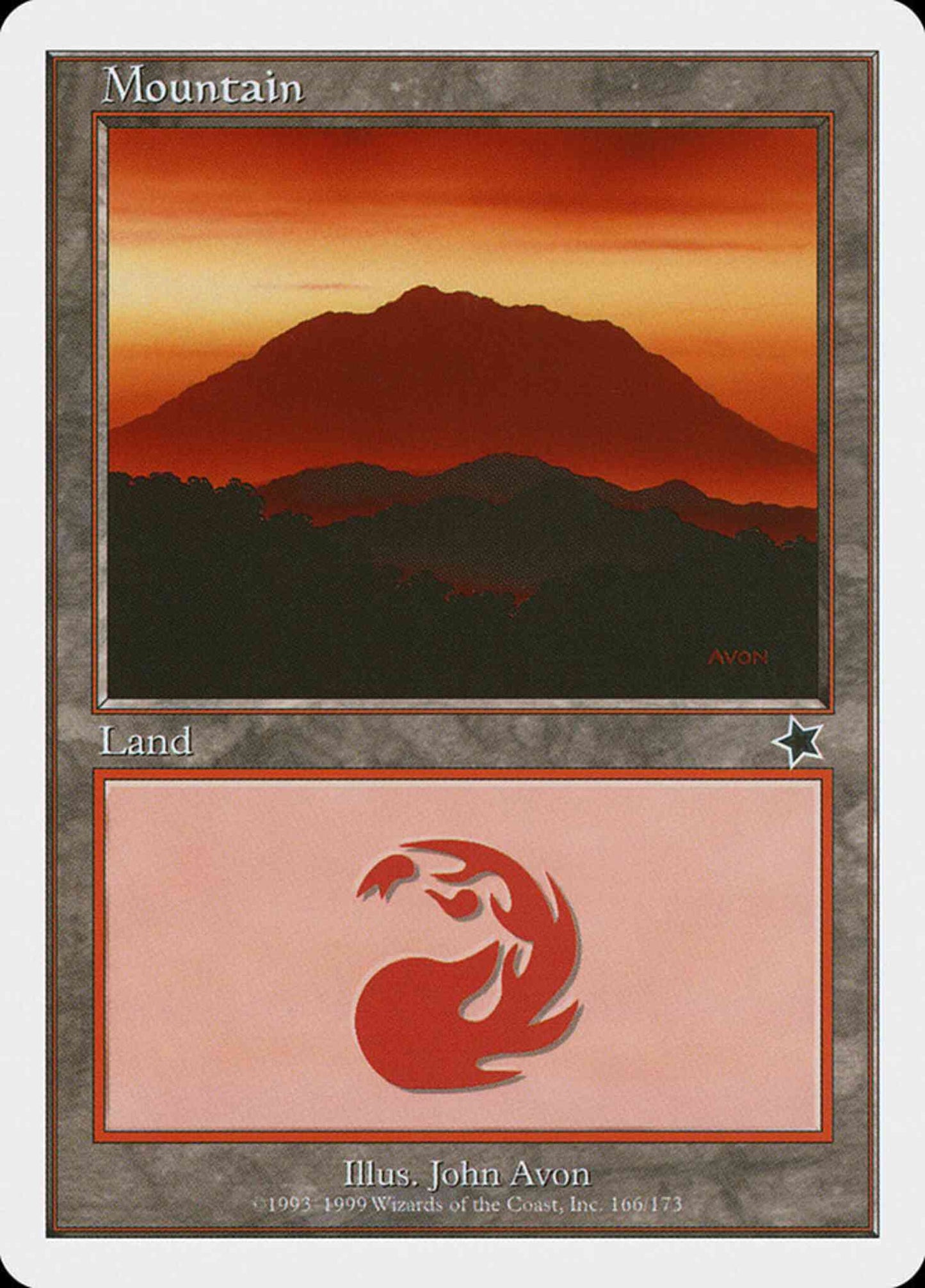 Mountain [166] [Starter 1999] [Non-Foil]