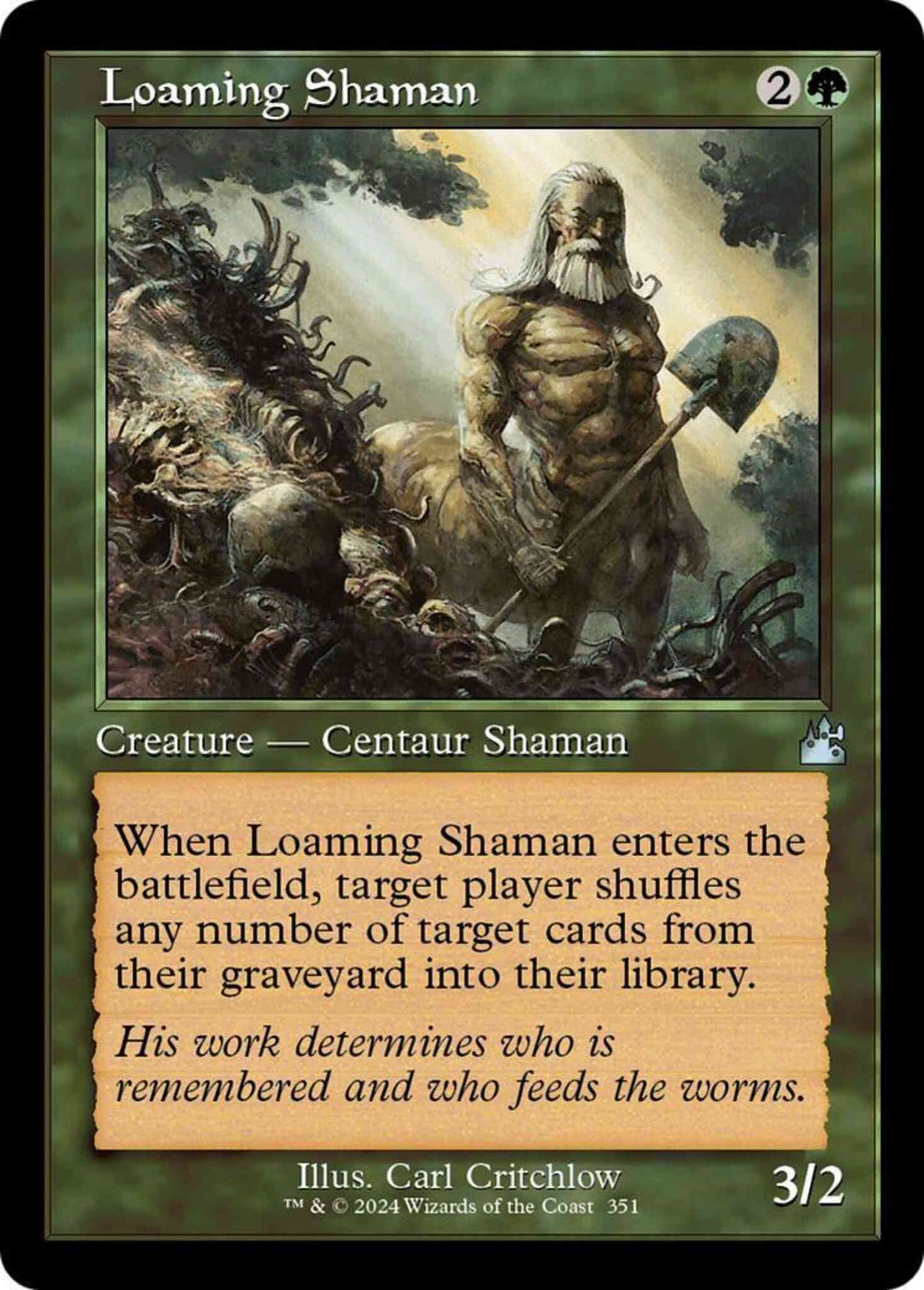 Loaming Shaman [351] [Retro Frame] [Ravnica Remastered] [Non-Foil]