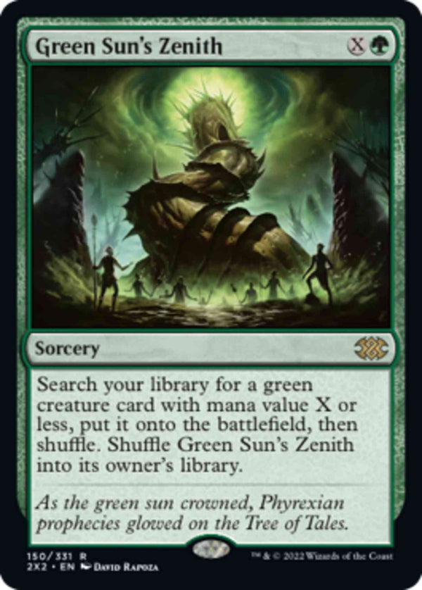 Green Sun's Zenith [150] [Double Masters 2022] [Non-Foil]