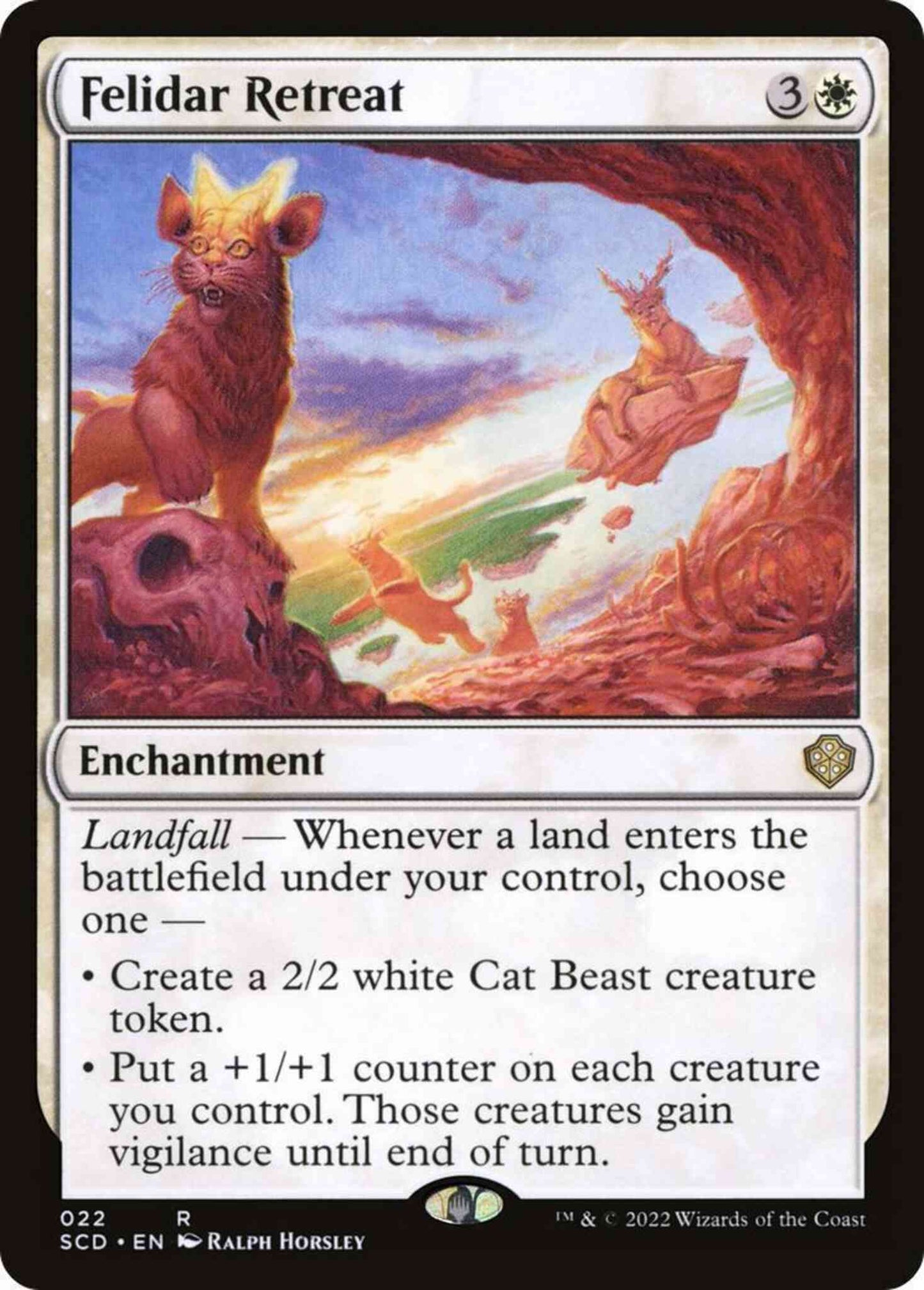 Felidar Retreat [22] [Starter Commander Decks] [Non-Foil]