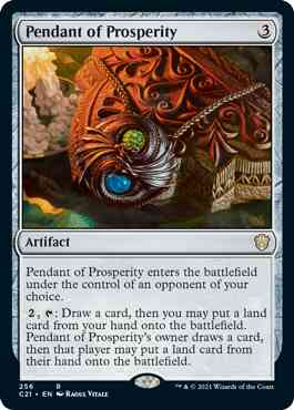 Pendant of Prosperity [256] [Commander 2021] [Non-Foil]