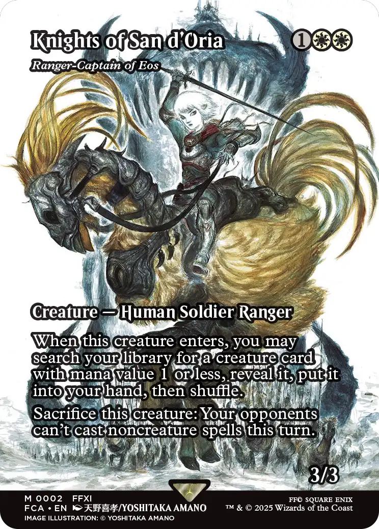 Knights of San d'Oria - Ranger-Captain of Eos [2] [Borderless] [FINAL FANTASY: Through the Ages] [Non-Foil]