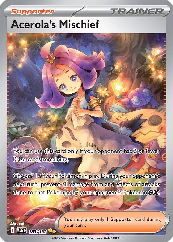 Acerola's Mischief - 183/132 - Special Illustration Rare [me01-183] [Ultra]