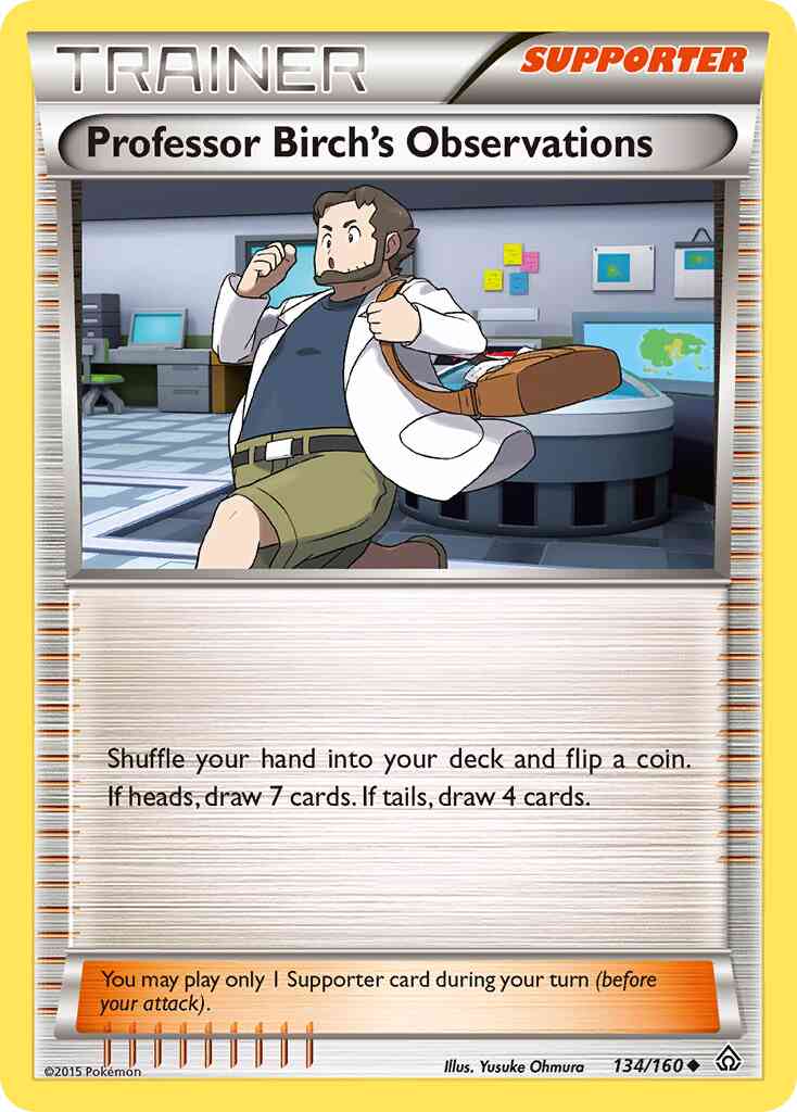 Professor Birch's Observations - 134/160 - Uncommon [xy5-134] [Non-Holo]