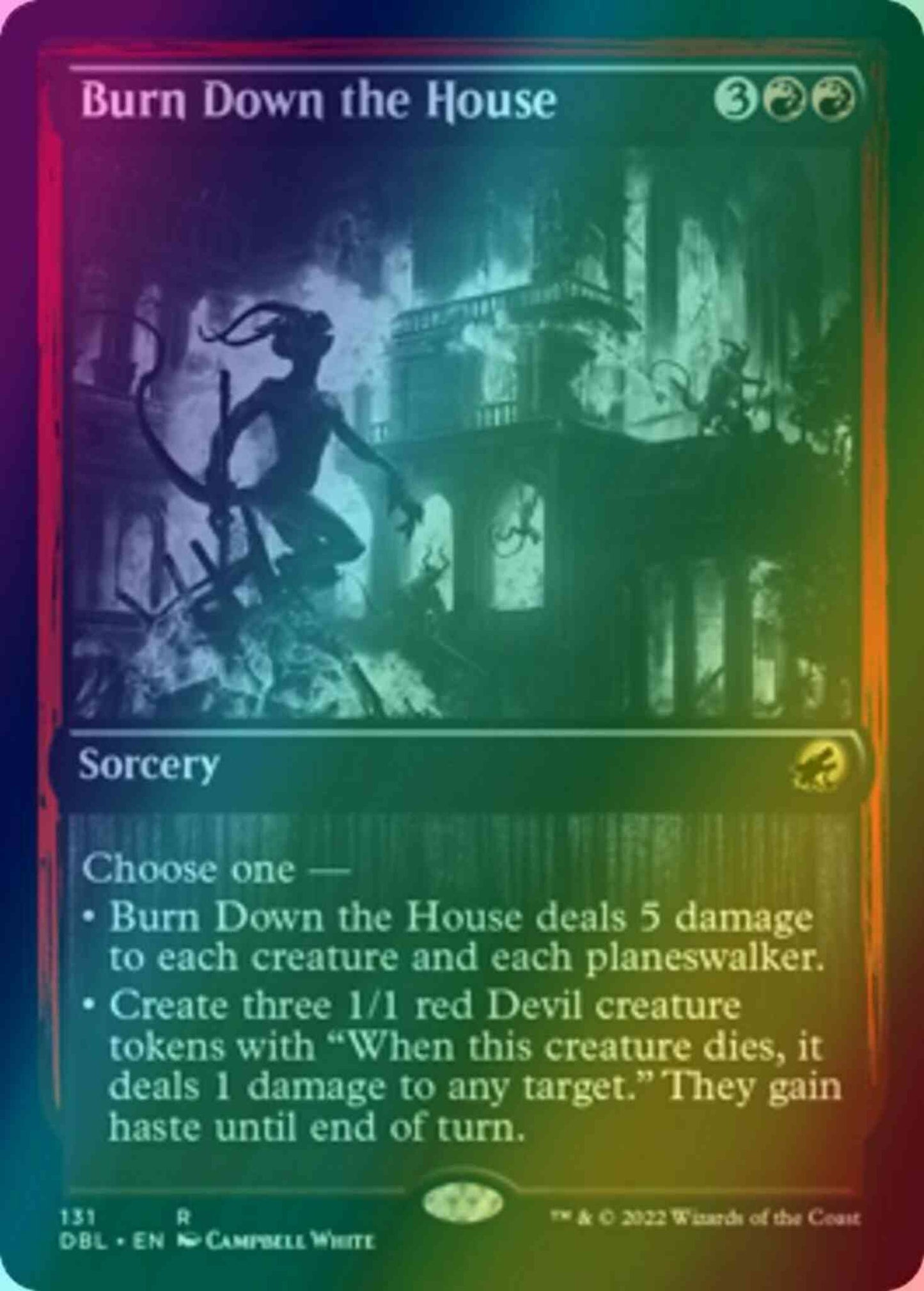 Burn Down the House [131] [Innistrad: Double Feature] [Foil]