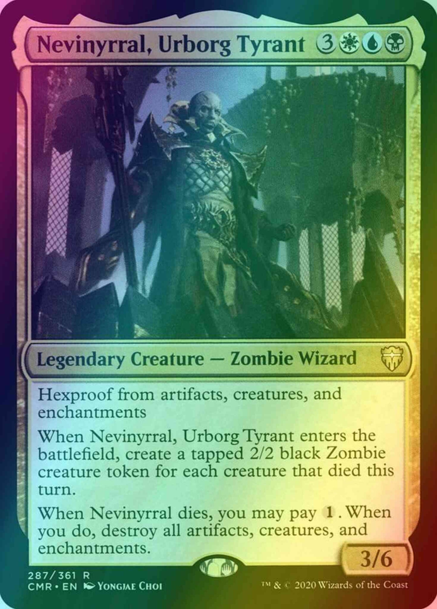 Nevinyrral, Urborg Tyrant [287] [Commander Legends] [Foil]