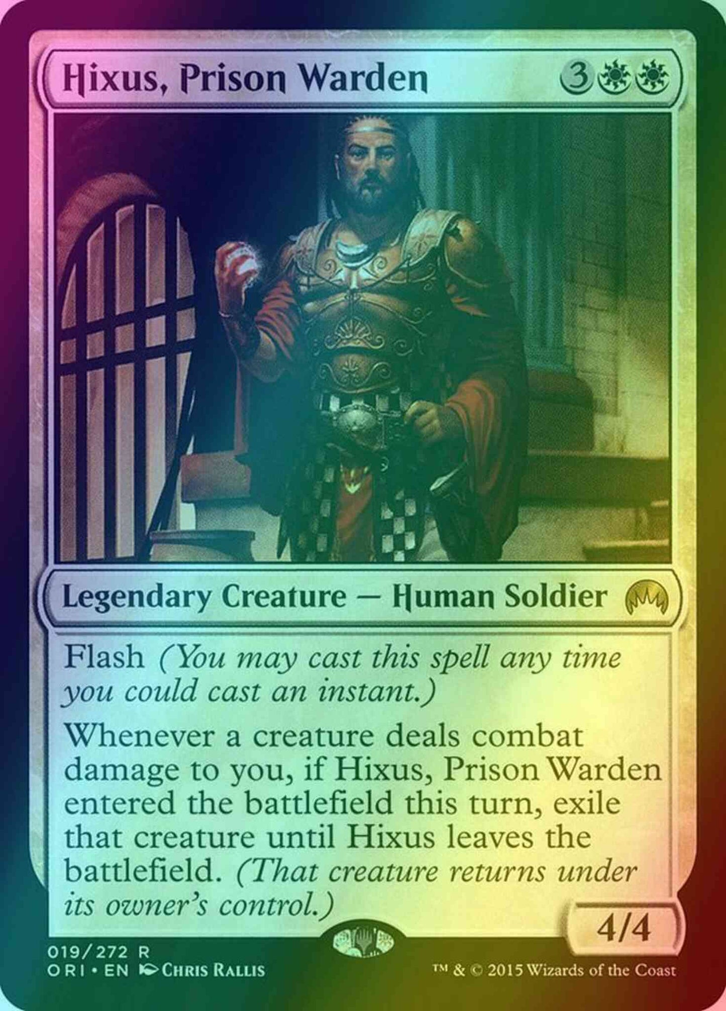 Hixus, Prison Warden [19] [Magic Origins] [Foil]