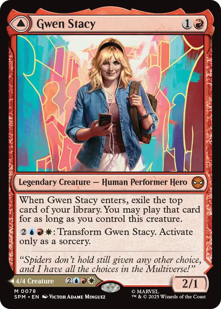 Gwen Stacy // Ghost-Spider [78] [Marvel's Spider-Man] [Non-Foil]
