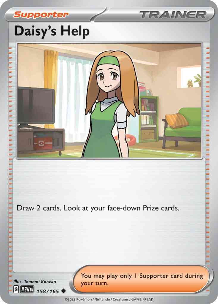 Daisy's Help - 158/165 - Uncommon [sv035-158] [Non-Holo]