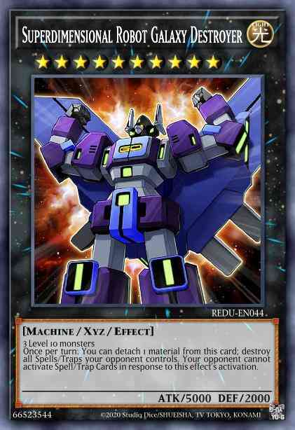 Superdimensional Robot Galaxy Destroyer - REDU-EN044 - Ultimate Rare - Unlimited