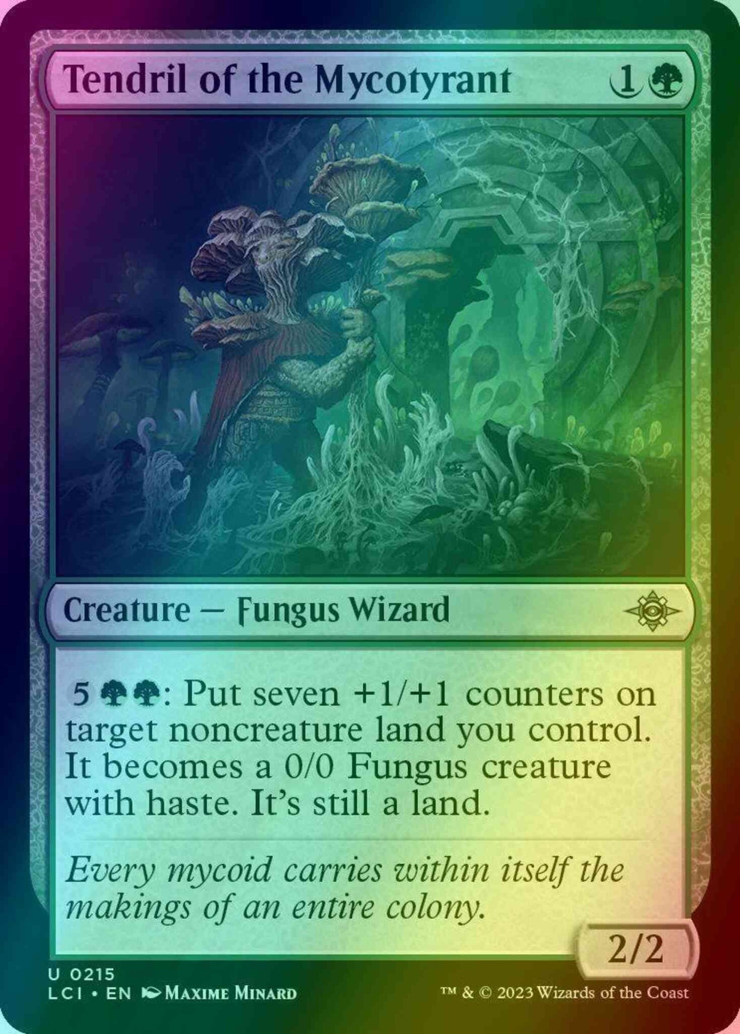 Tendril of the Mycotyrant [215] [The Lost Caverns of Ixalan] [Foil]