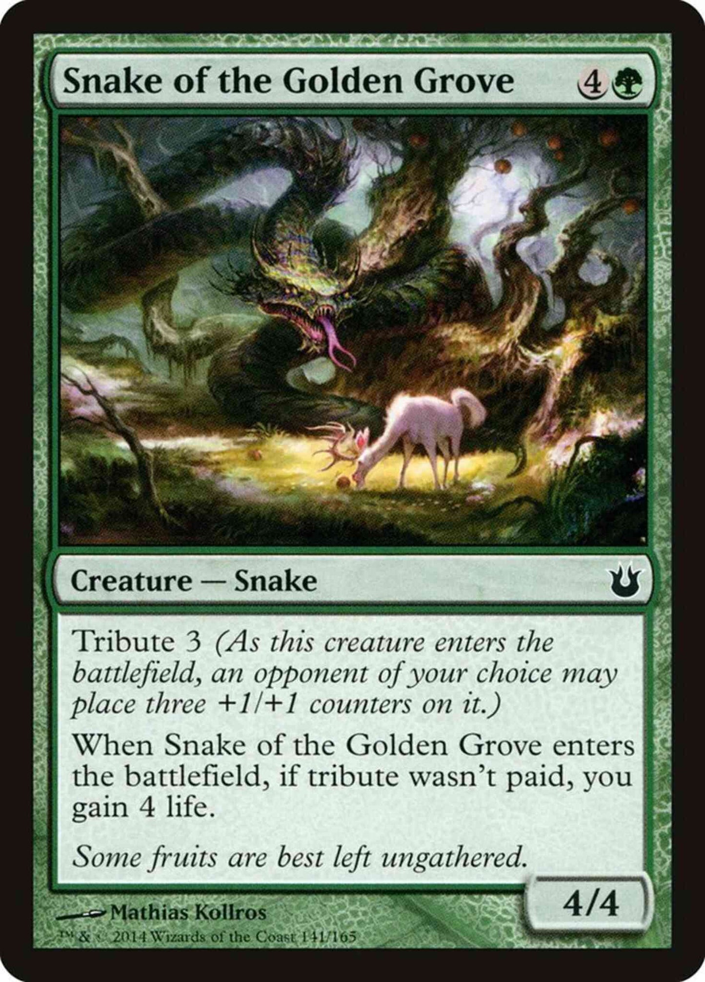 Snake of the Golden Grove [141] [Born of the Gods] [Non-Foil]