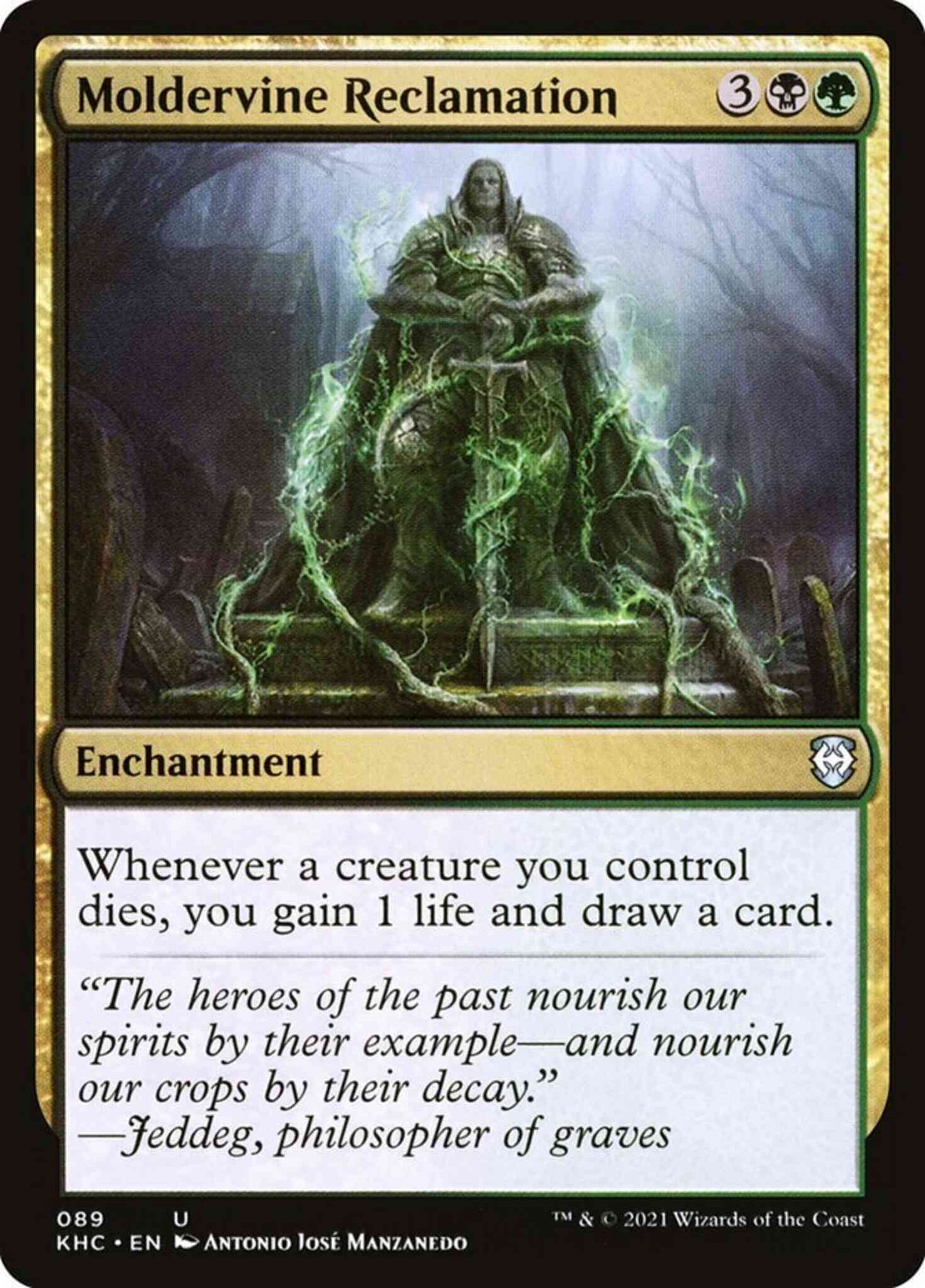 Moldervine Reclamation [89] [Kaldheim Commander] [Non-Foil]