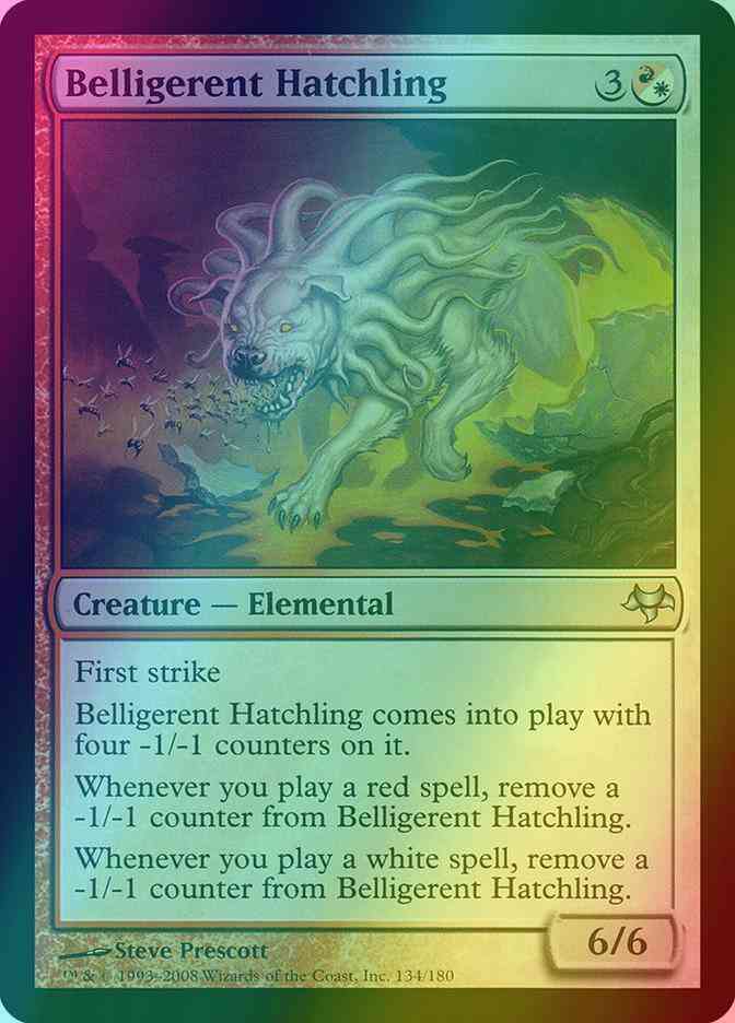 Belligerent Hatchling [134] [Eventide] [Foil]