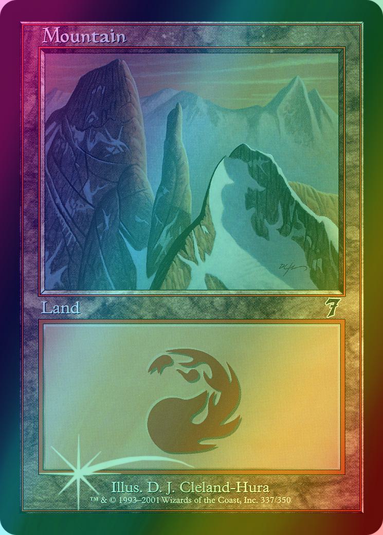 Mountain [337x] [337] [Seventh Edition] [Foil]