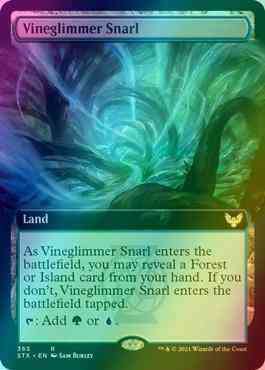 Vineglimmer Snarl [365] [Extended Art] [Strixhaven: School of Mages] [Foil]