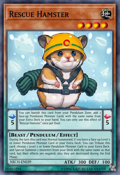 Rescue Hamster - NECH-EN039 - Super Rare - 1st Edition