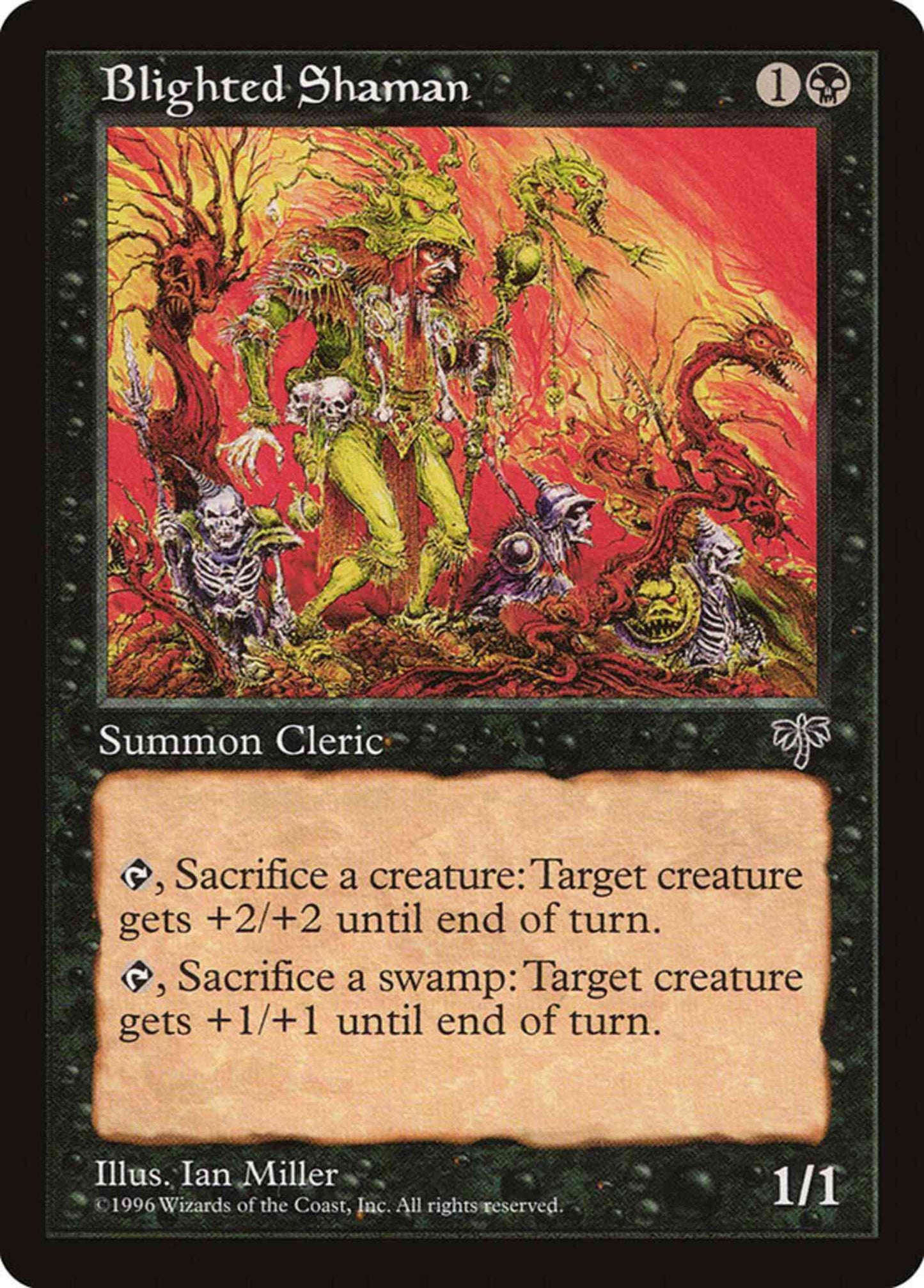 Blighted Shaman [107] [Mirage] [Non-Foil]