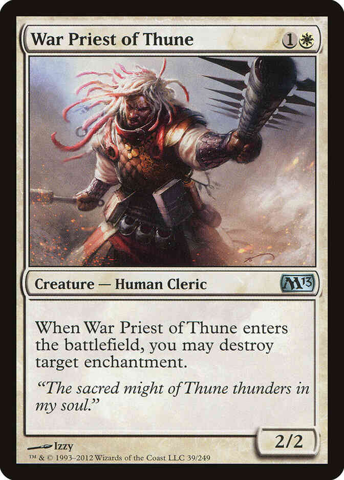 War Priest of Thune [39] [Magic 2013] [Non-Foil]