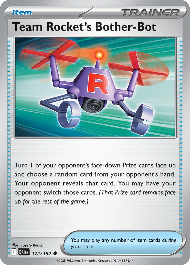 Team Rocket's Bother-Bot - 172/182 - Uncommon [sv10-172] [Non-Holo]
