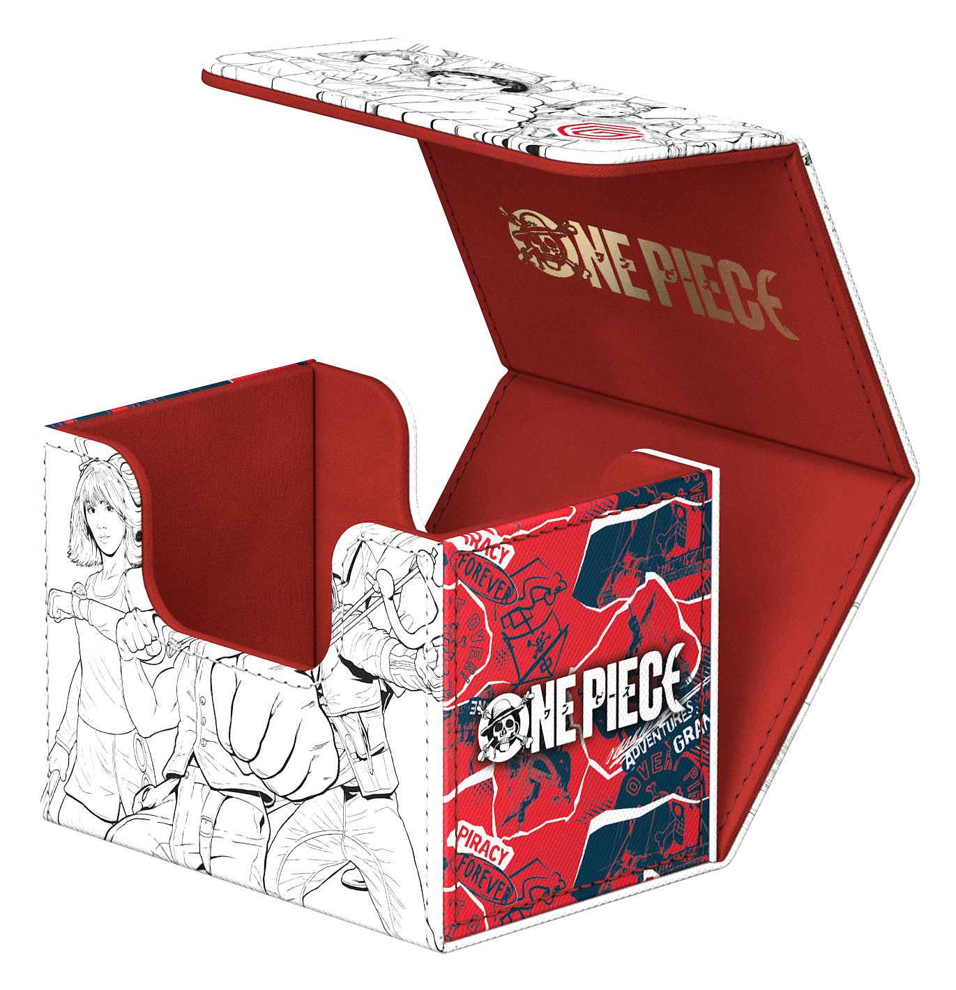Ultimate Guard Sidewinder Xenoskin Deck Case - 80+ - One Piece - Sketch