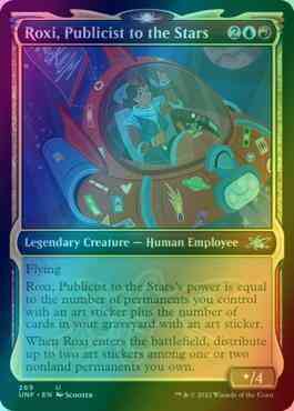 Roxi, Publicist to the Stars [269] [Showcase Cards of Tomorrow] [Unfinity] [Foil]