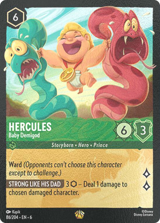 Hercules - Baby Demigod - 86/204 [Azurite Sea] [Cold Foil]