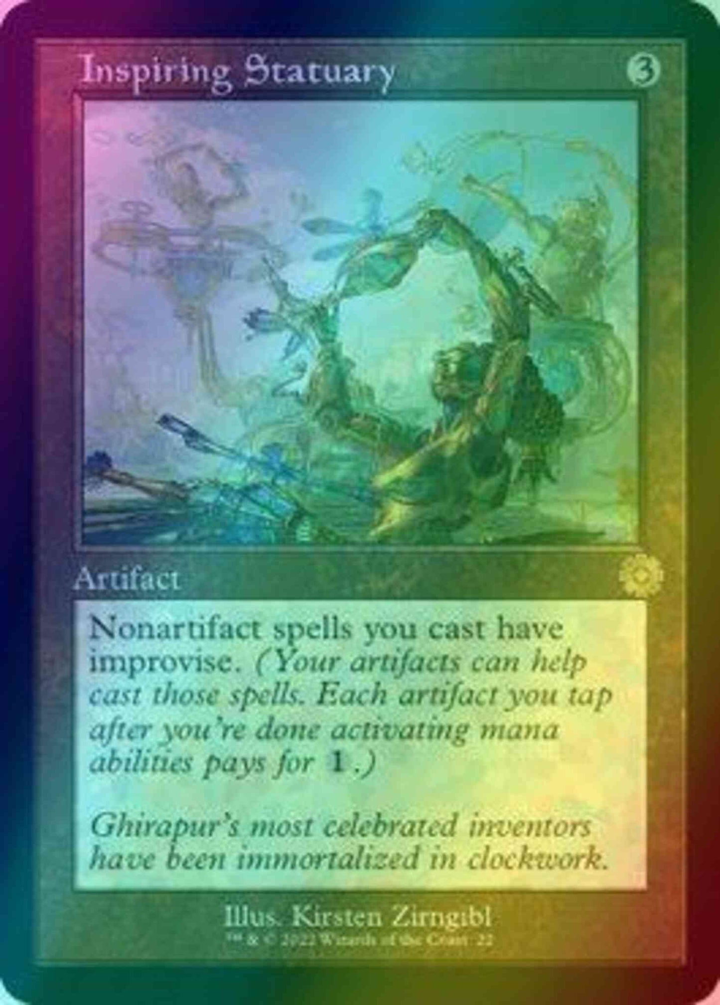 Inspiring Statuary [22] [Retro Frame] [The Brothers' War Retro Artifacts] [Foil]