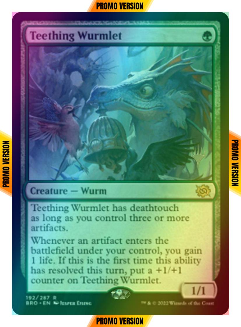 Teething Wurmlet [192p] [Promo Pack] [The Brothers' War: Promos] [Foil]