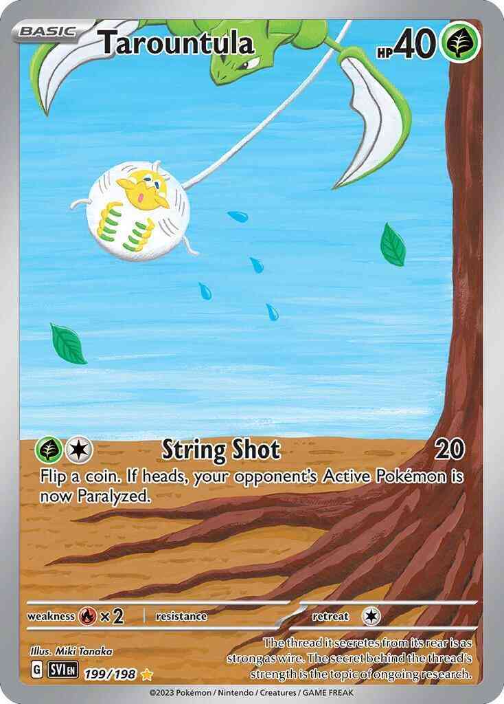 Tarountula - 199/198 - Illustration Rare [sv01-199] [Ultra]