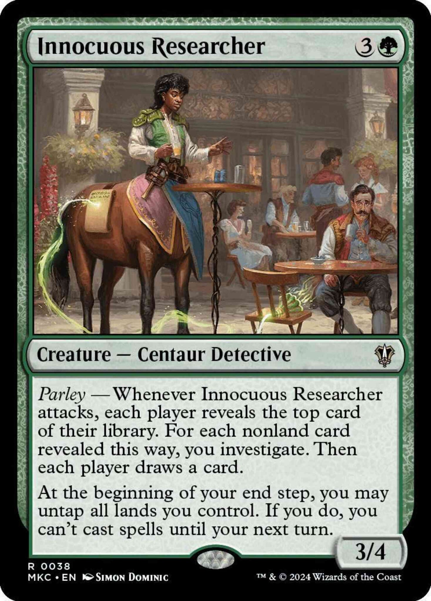 Innocuous Researcher [38] [Murders at Karlov Manor: Commander] [Non-Foil]