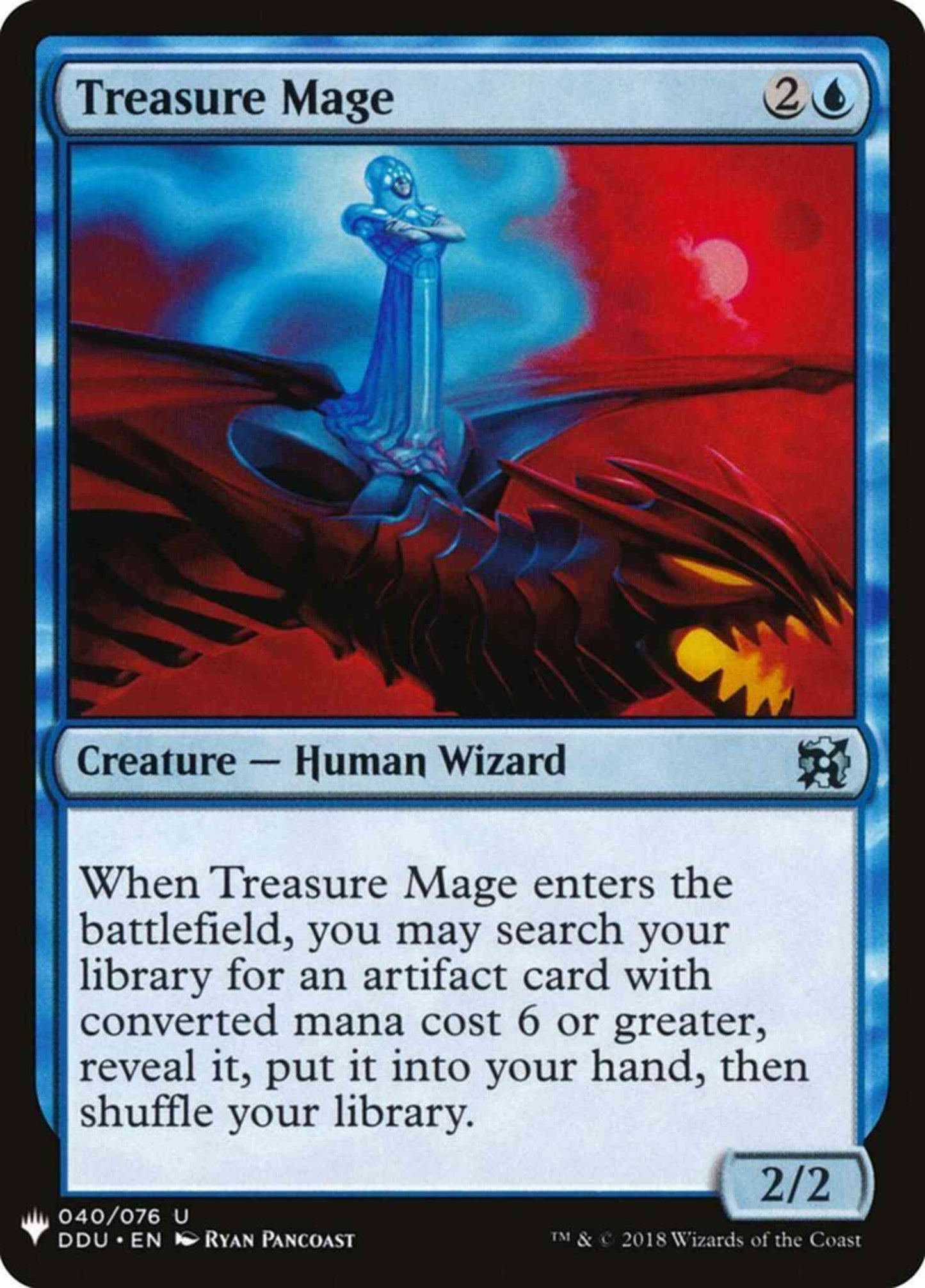 Treasure Mage [DDU-40] [The List] [Non-Foil]