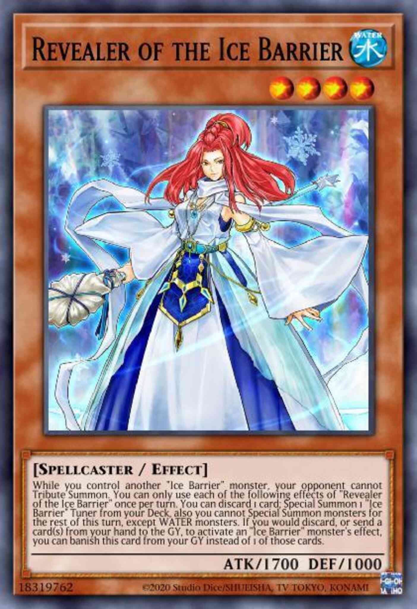 Revealer of the Ice Barrier - SDFC-EN002 - Ultra Rare - 1st Edition