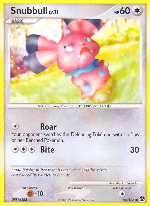 Snubbull - 84/106 - Common [dp4-84] [Non-Holo]