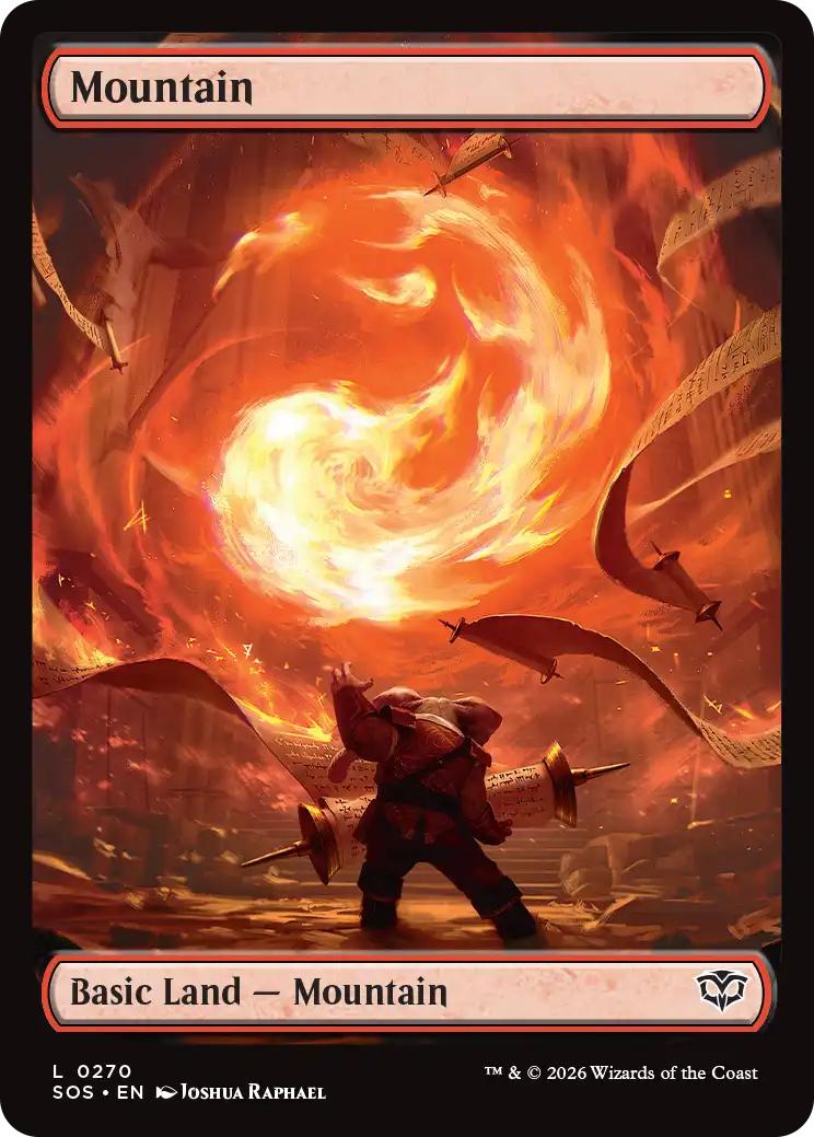 Mountain [270] [Full Art] [Spellcraft Land] [Secrets of Strixhaven] [Non-Foil]
