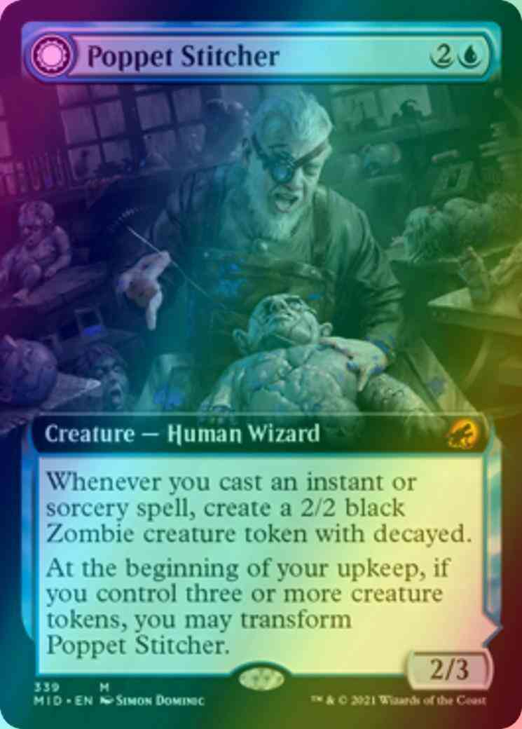 Poppet Stitcher // Poppet Factory [339] [Extended Art] [Innistrad: Midnight Hunt] [Foil]