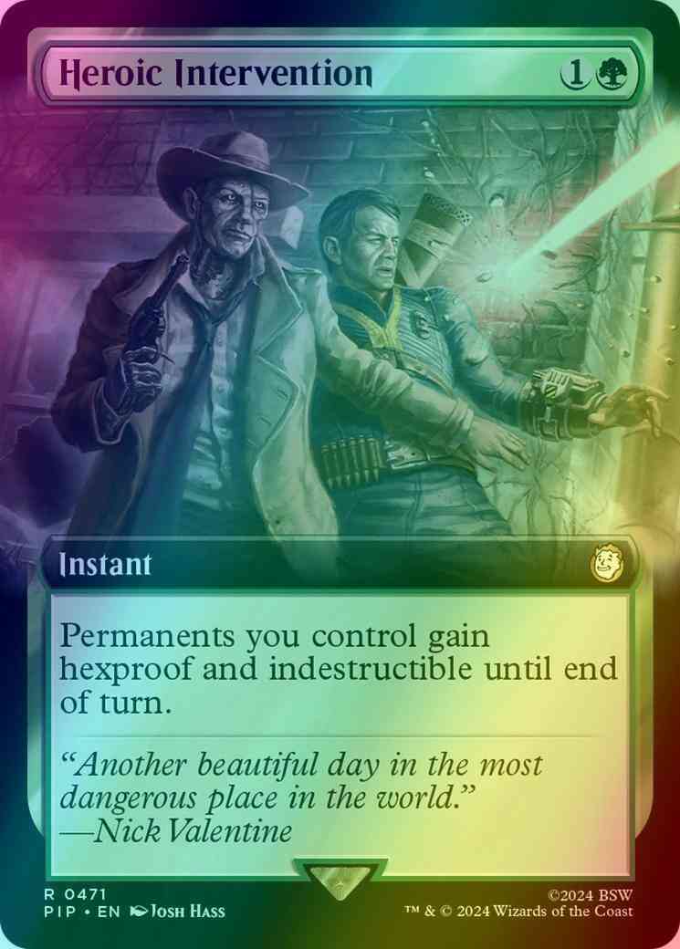 Heroic Intervention [471] [Extended Art] [Fallout] [Foil]