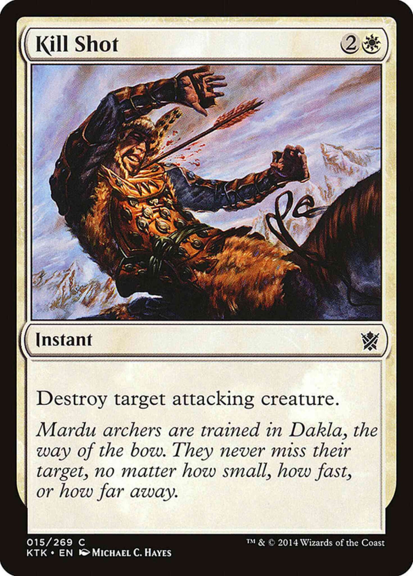 Kill Shot [15] [Khans Of Tarkir] [Non-Foil]